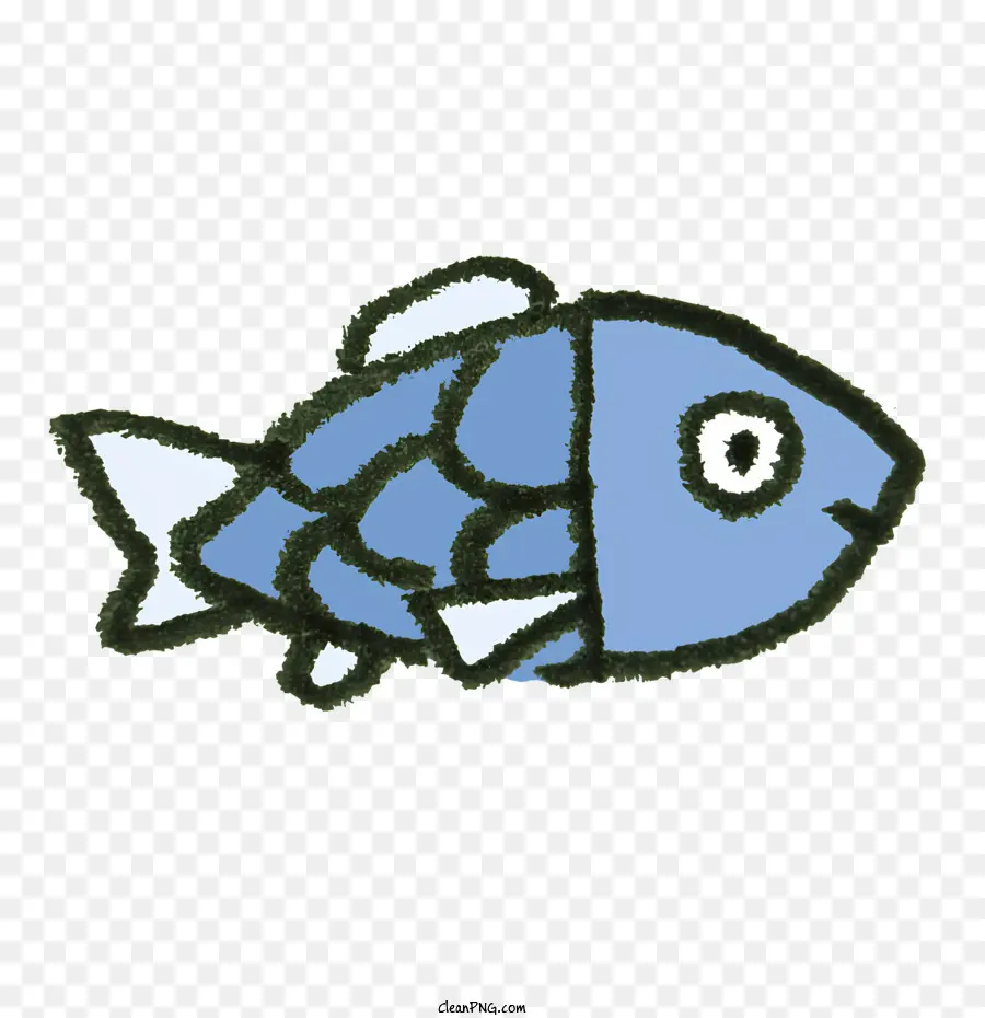 Peixe Azul，Peixes Brancos PNG