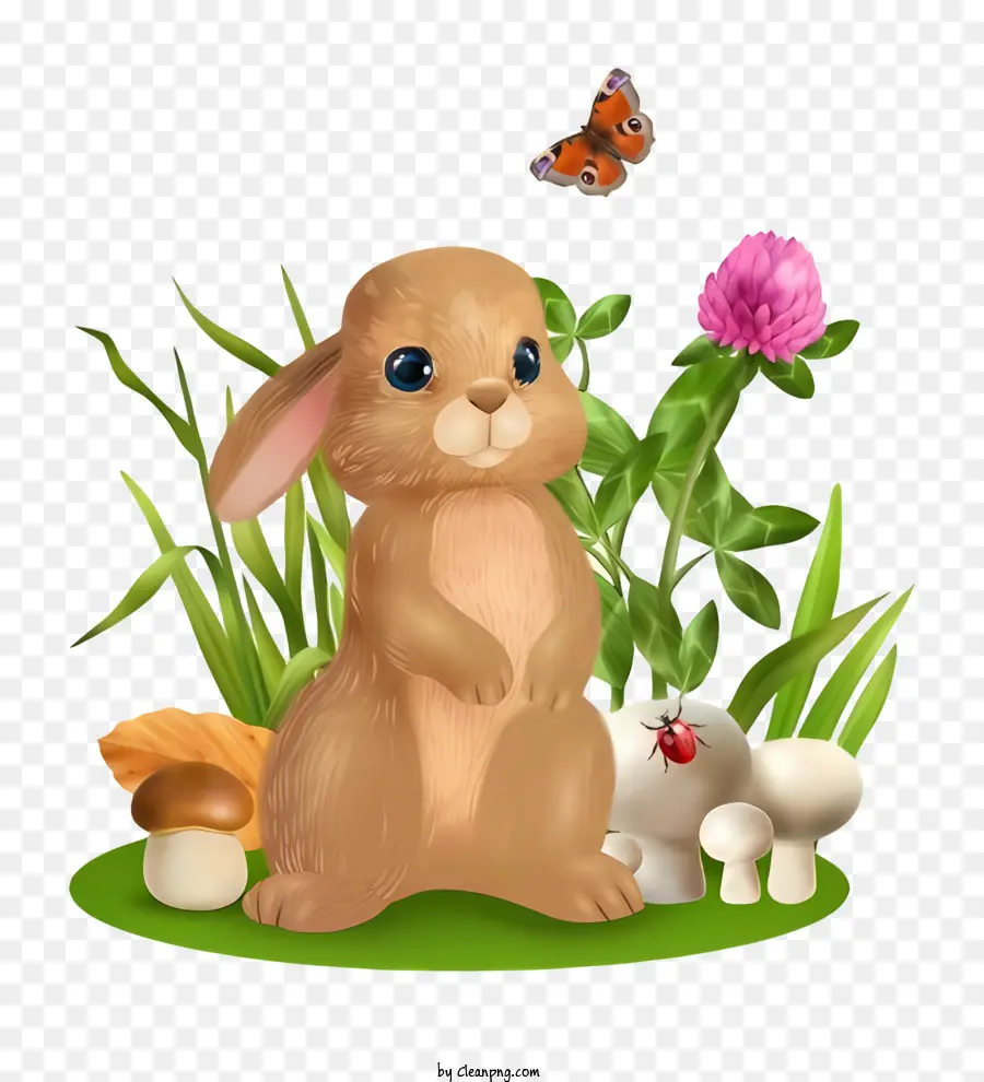 Bunny，Animal Peludo Fofo PNG