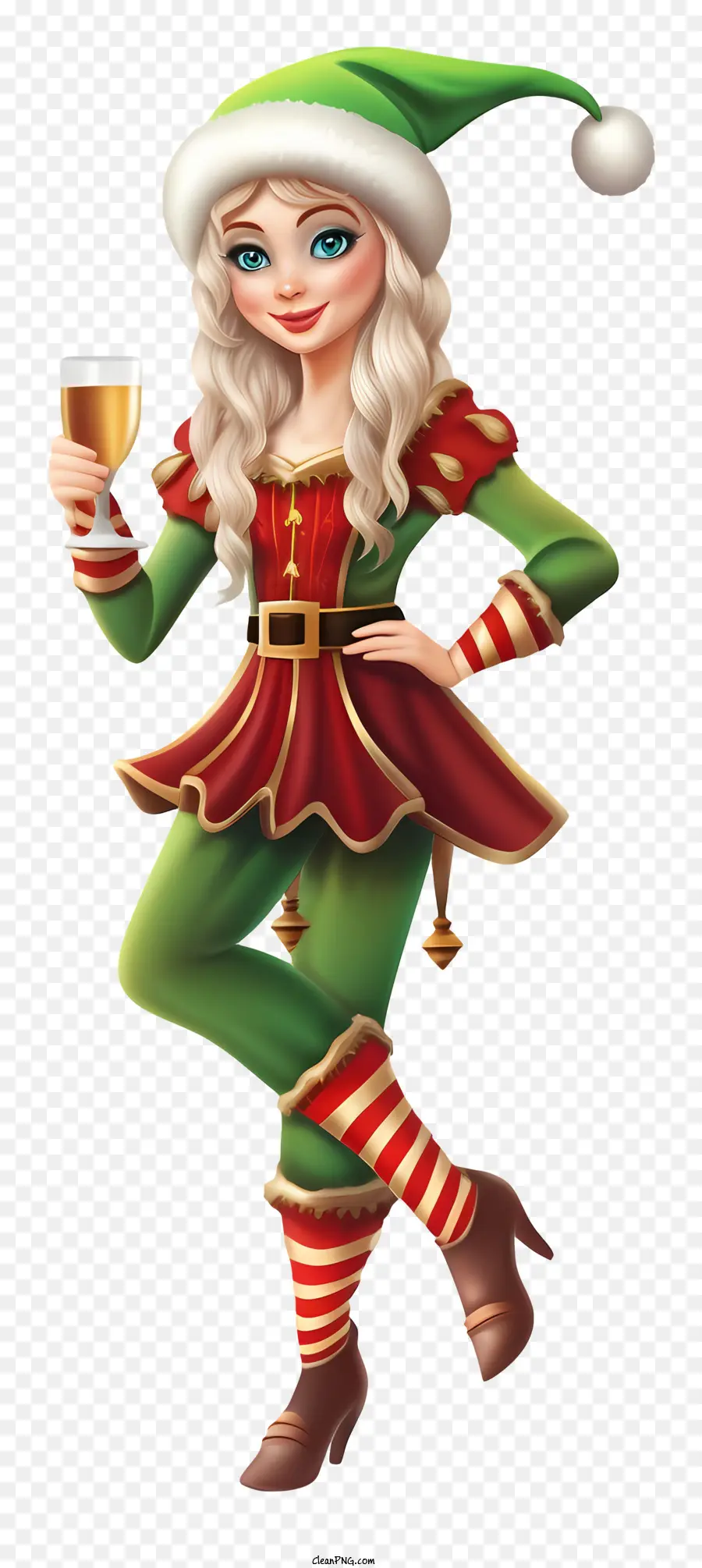 Feminino Elf，Copo De Cerveja PNG