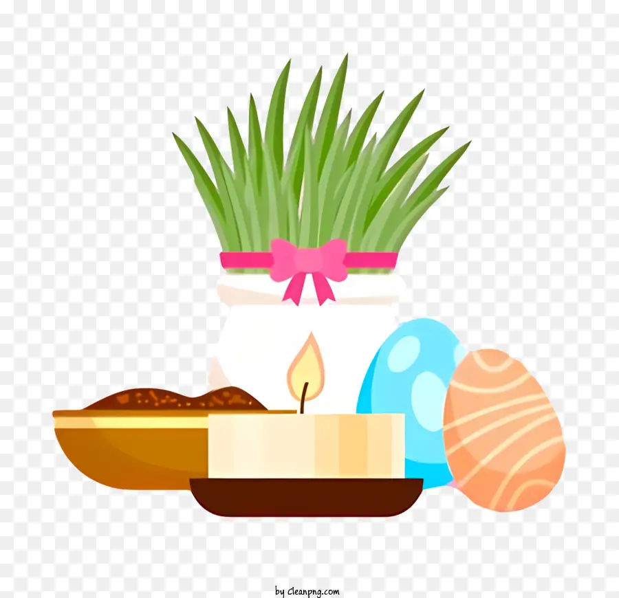 Ovos De Pascoa，Decorações Nowruz PNG