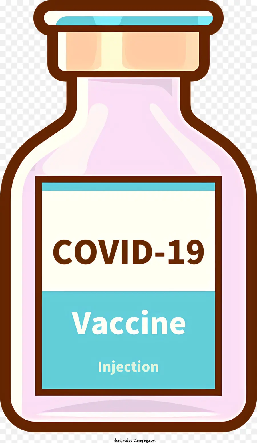 Covid19 Vacina，Garrafa De Vidro PNG