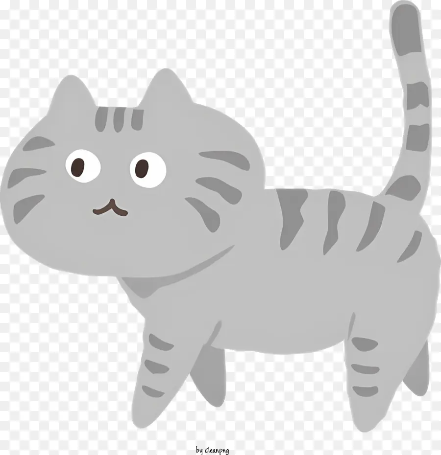 Gato Cinzento，Patas Brancas PNG