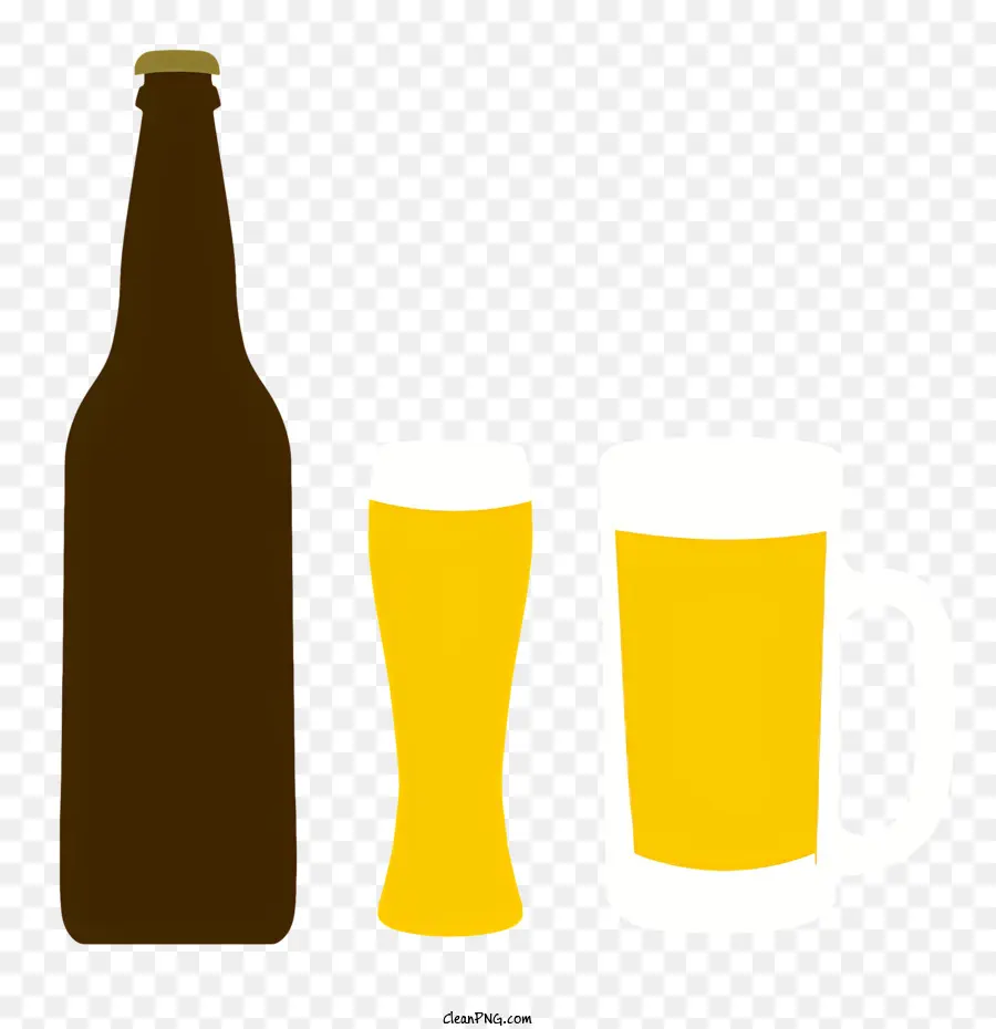 Copos De Cerveja，Cerveja PNG