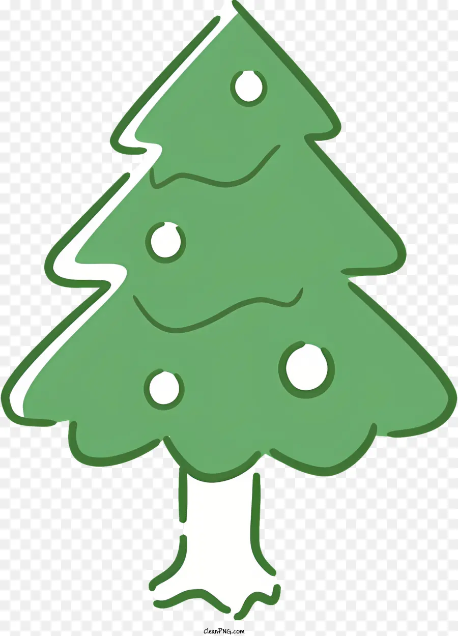 árvore De Natal Verde，Branca De Neve PNG