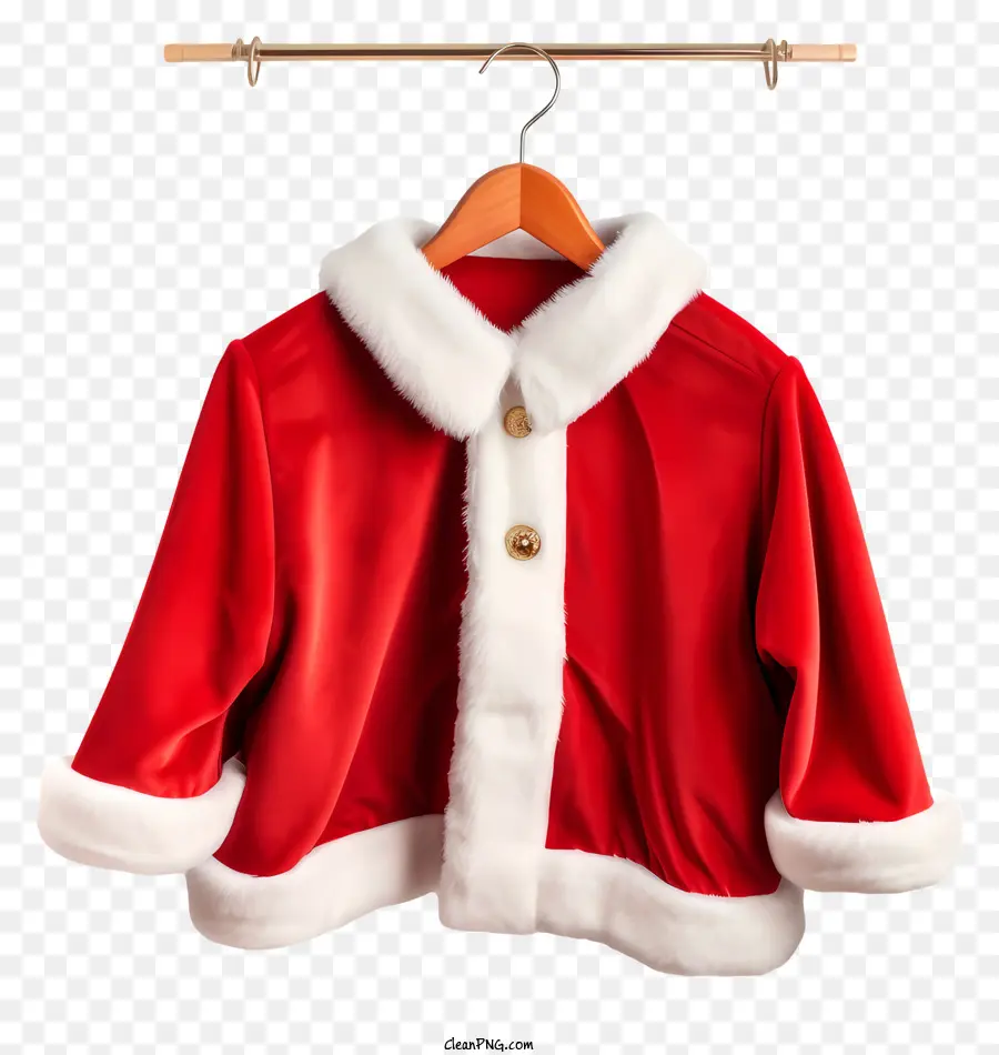 Jaqueta De Papai Noel，Jaqueta Vermelha E Branca PNG