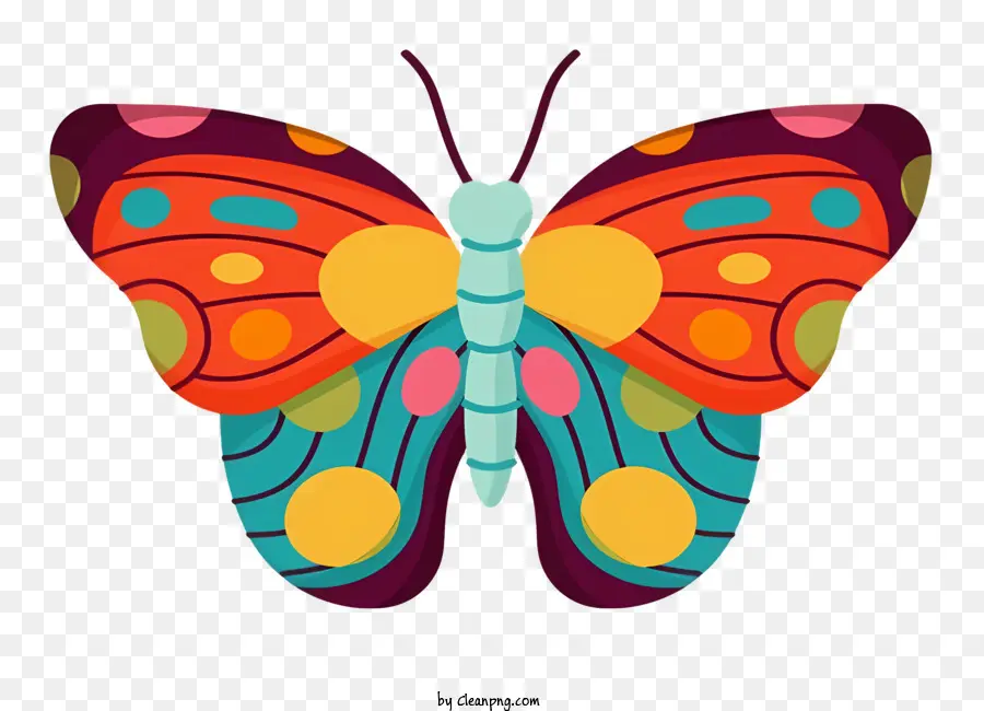 Borboleta，Colorido PNG