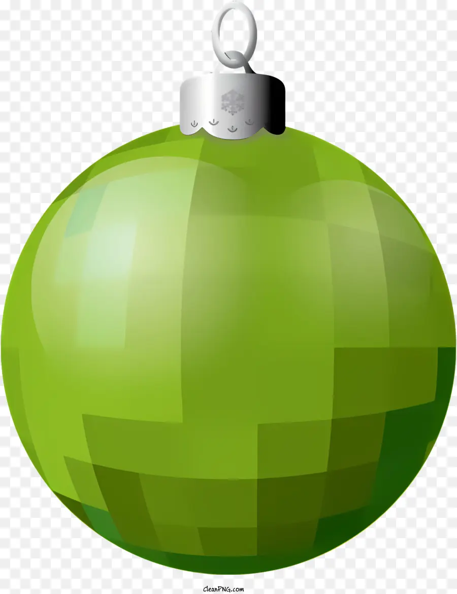 Ornamento De Bola Verde，Decoração Festiva PNG