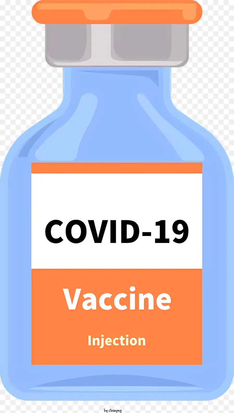 Covid19 Vacina，O Frasco Azul PNG