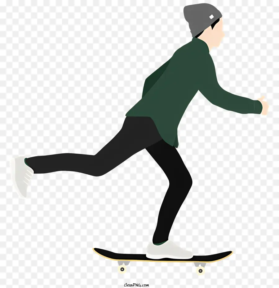 Skateboarding，Cartoon PNG