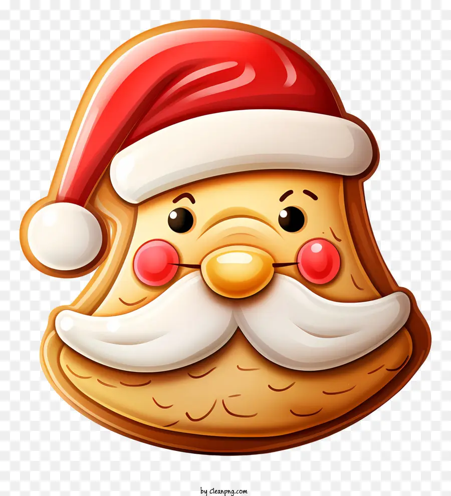 Papai Noel Cookie，Biscoitos De Natal PNG