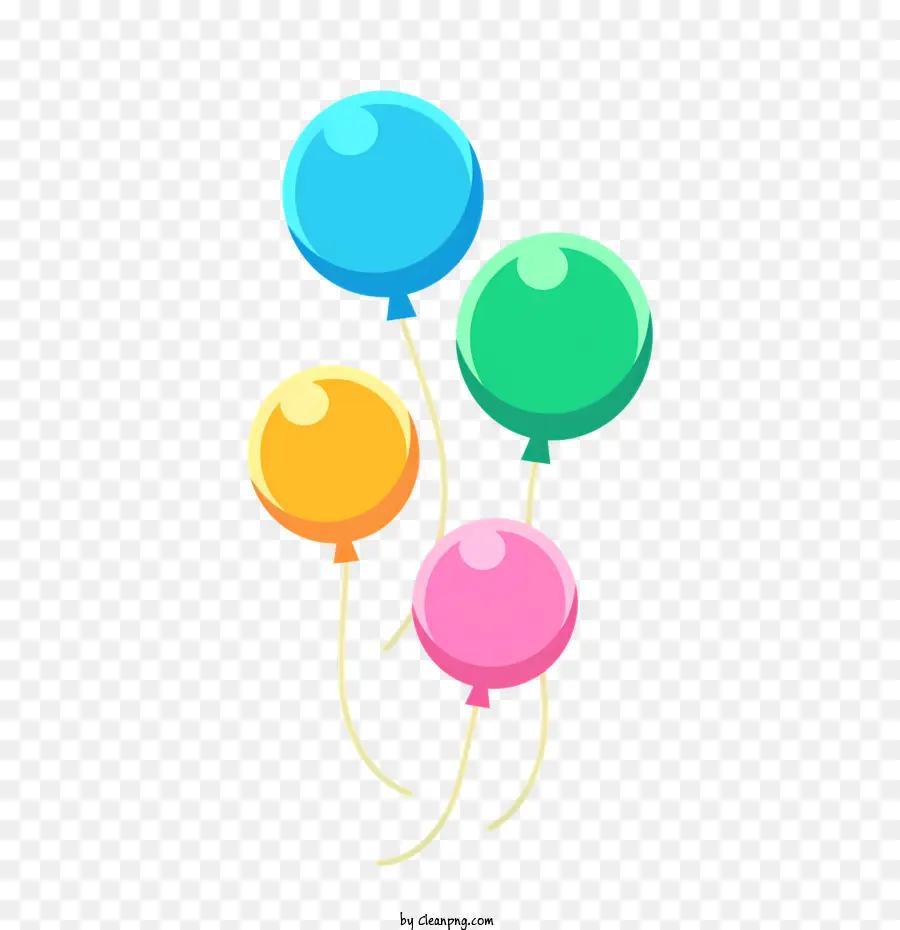 Balões，Cores PNG
