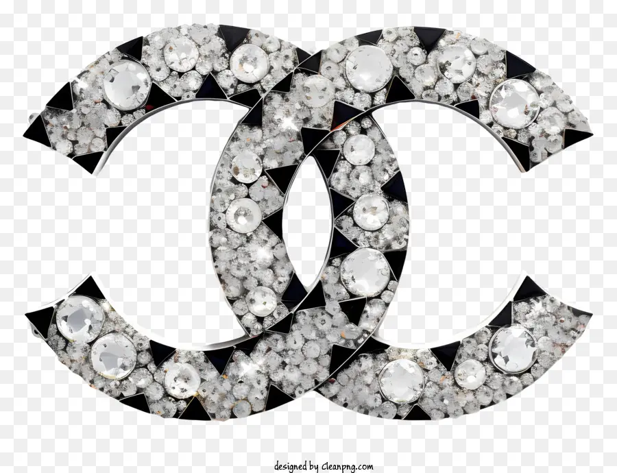 Broche Chanel，Logotipo De Diamante PNG