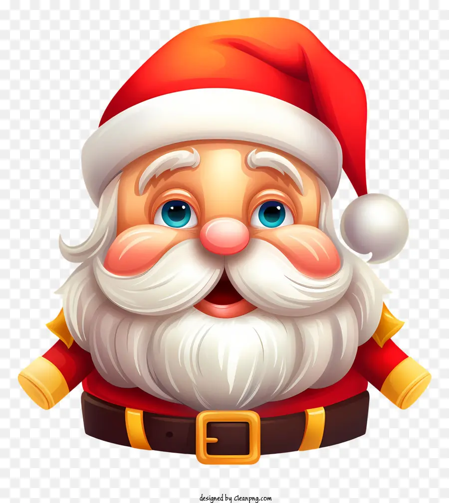 Papai Noel，Estilo Cartoon PNG