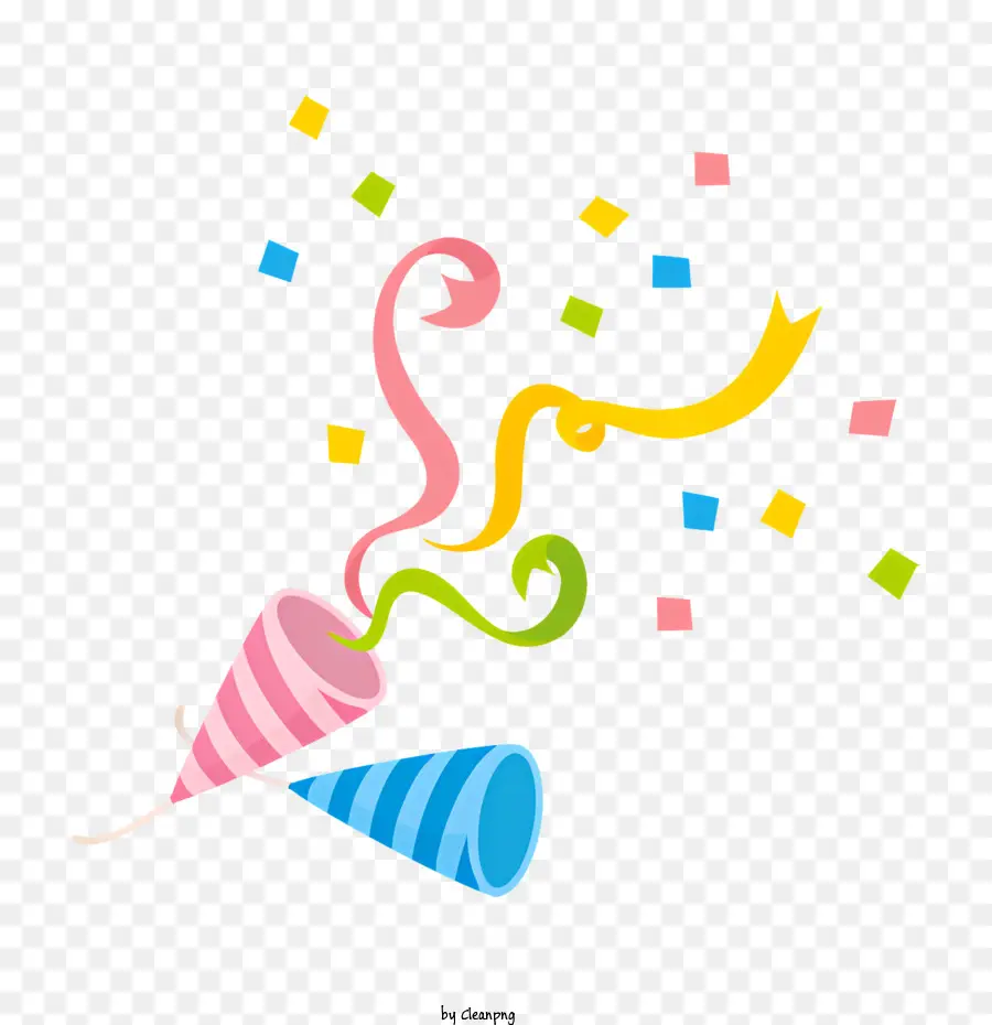 Birthday Celebration，Confete PNG