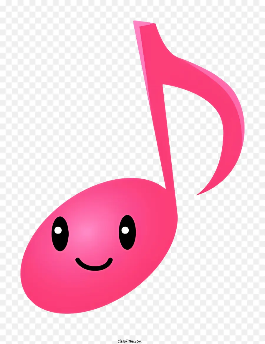 Nota De Música De Desenho Animado，Símbolo Musical Fofo PNG