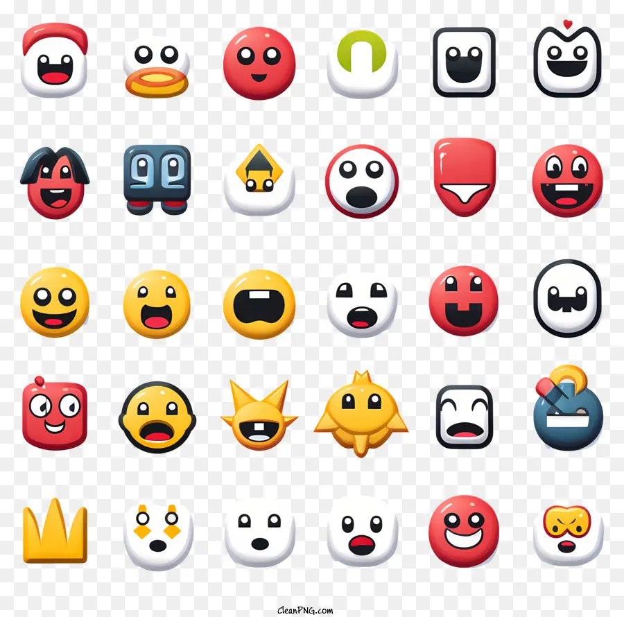 Emojis，Emoticons PNG