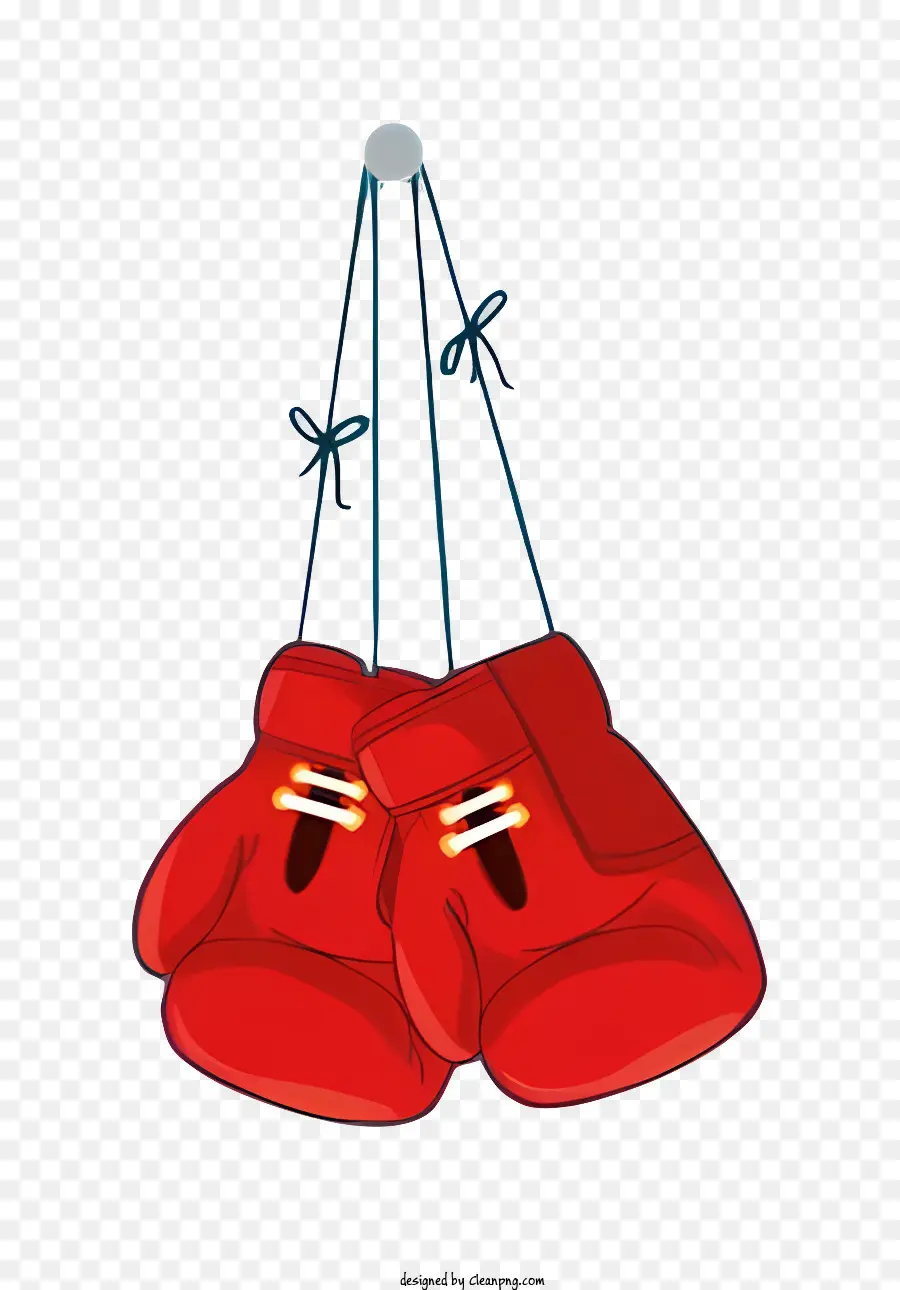 Luvas De Boxe Vermelhas，Luvas De Boxe Penduradas PNG