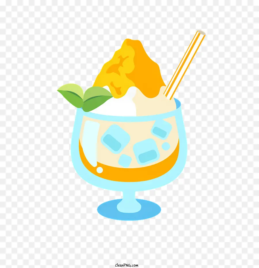 Bebida Gelada，Sundae De Sorvete PNG