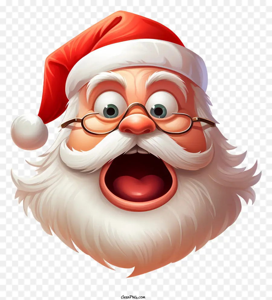 Personagem De Desenho Animado，Papai Noel Hat PNG