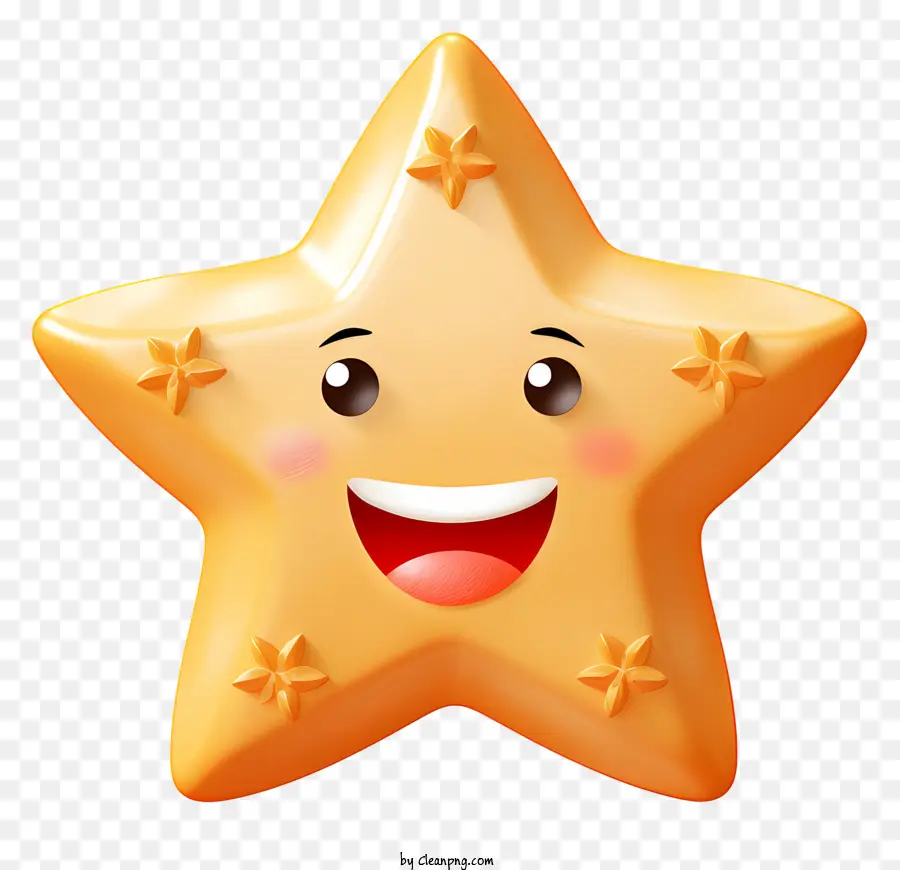 Sorrindo Estrelas，Feliz Estrelas PNG