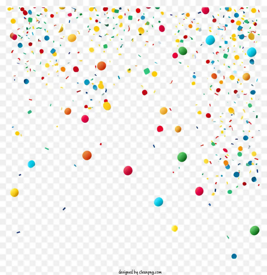 Confete，Multicolorida PNG
