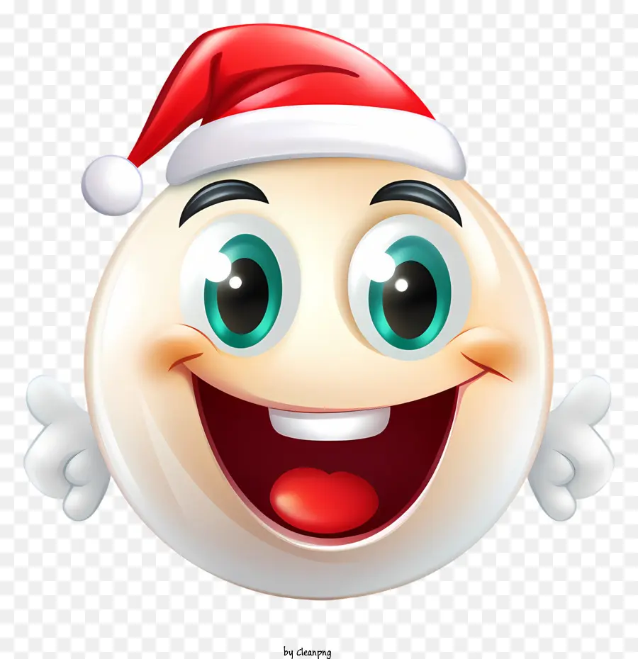 Ovo Sorridente，Papai Noel Hat Egg PNG