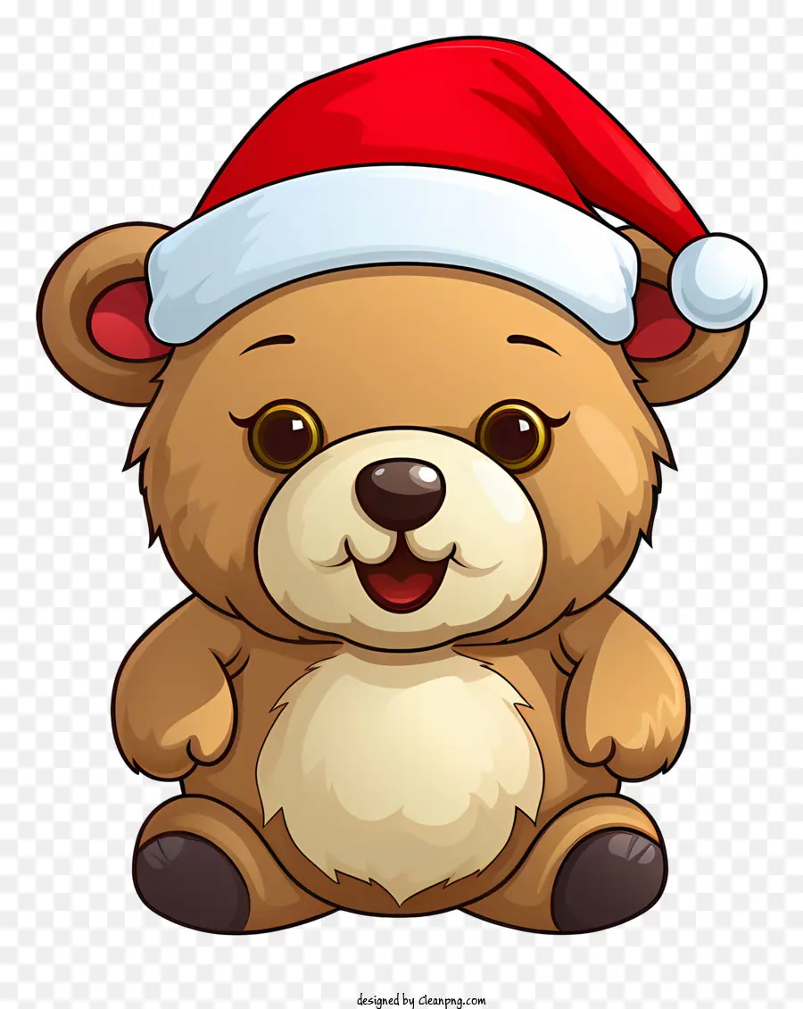 Urso De Pelúcia，Papai Noel Hat PNG