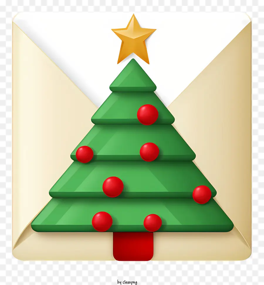 Carta De Natal，árvore De Natal PNG
