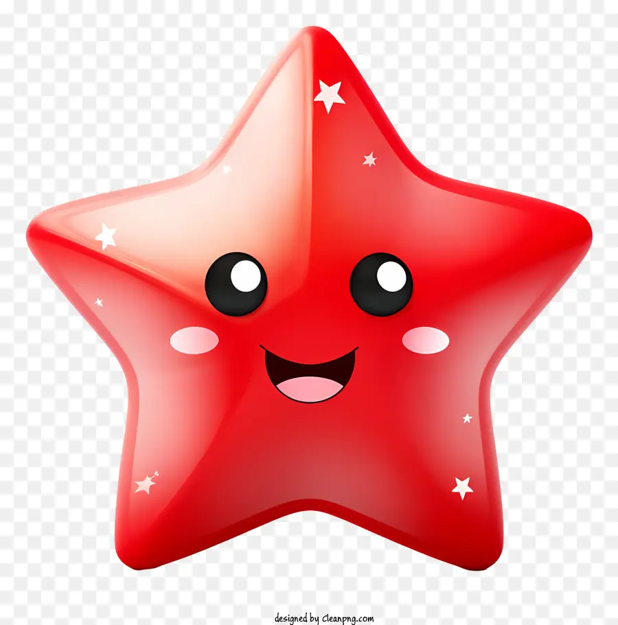 Estrela Vermelha，Sorrindo Estrelas PNG