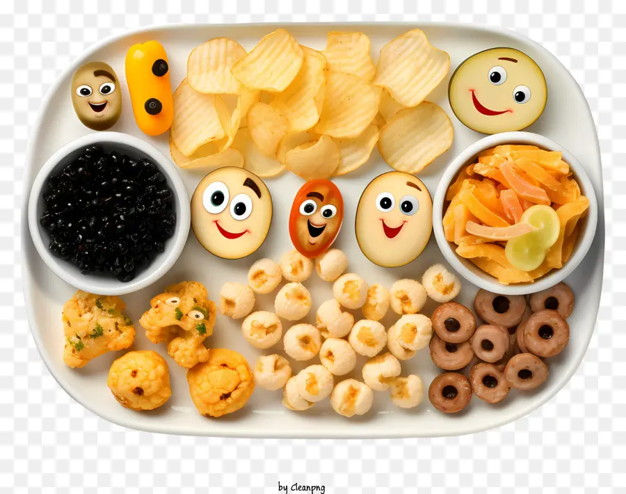 Bandeja De Lanche，Lanches Sorridentes PNG