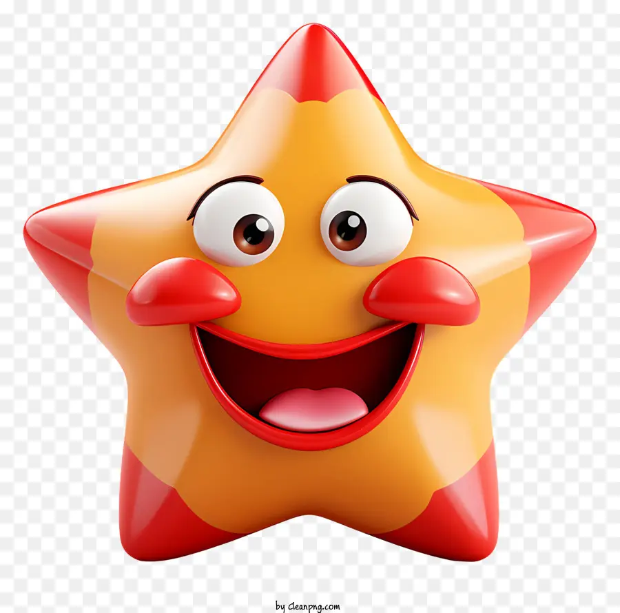 Cartoon Estrelas，Sorrindo Estrelas PNG