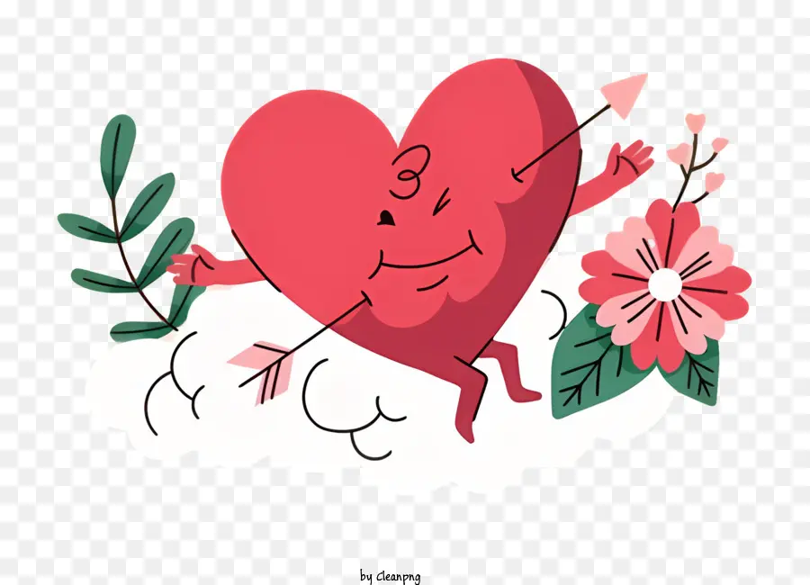Valentine，Cartoon Coração PNG