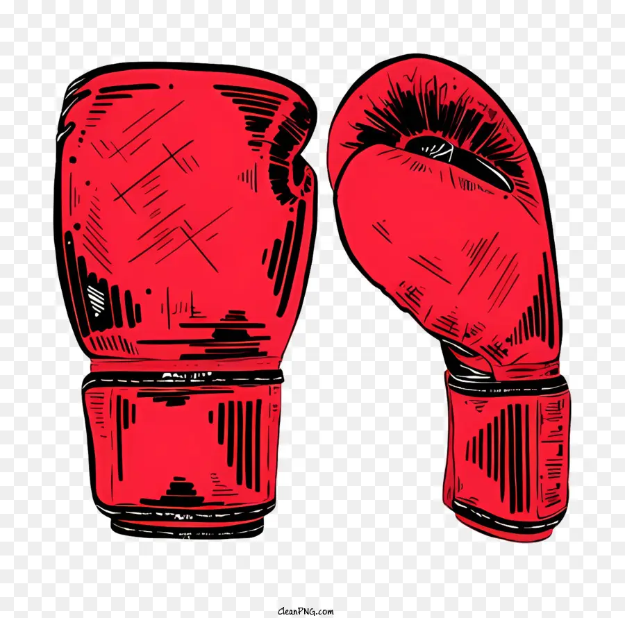 Luvas De Boxe Vermelhas，Boxe PNG