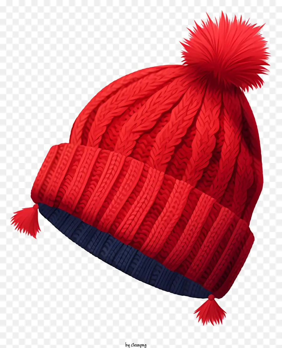 Chapéu De Malha Vermelha，Chapéu De Inverno PNG