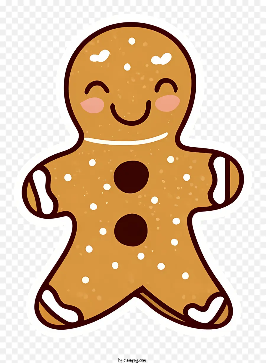 Desenho Animado，Homem Biscoito PNG