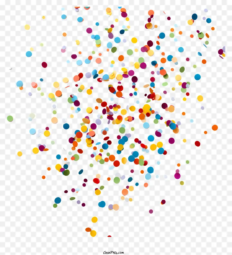 Confete，Colorido PNG