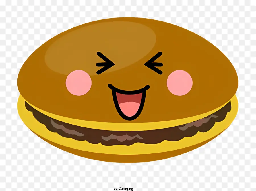 Hamburger，Rosto A Sorrir PNG