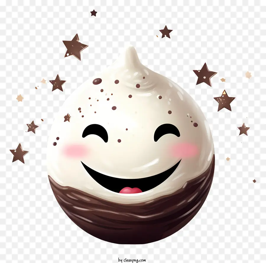 Personagem Da Bola De Chocolate，Bola De Chocolate De Desenho Animado PNG