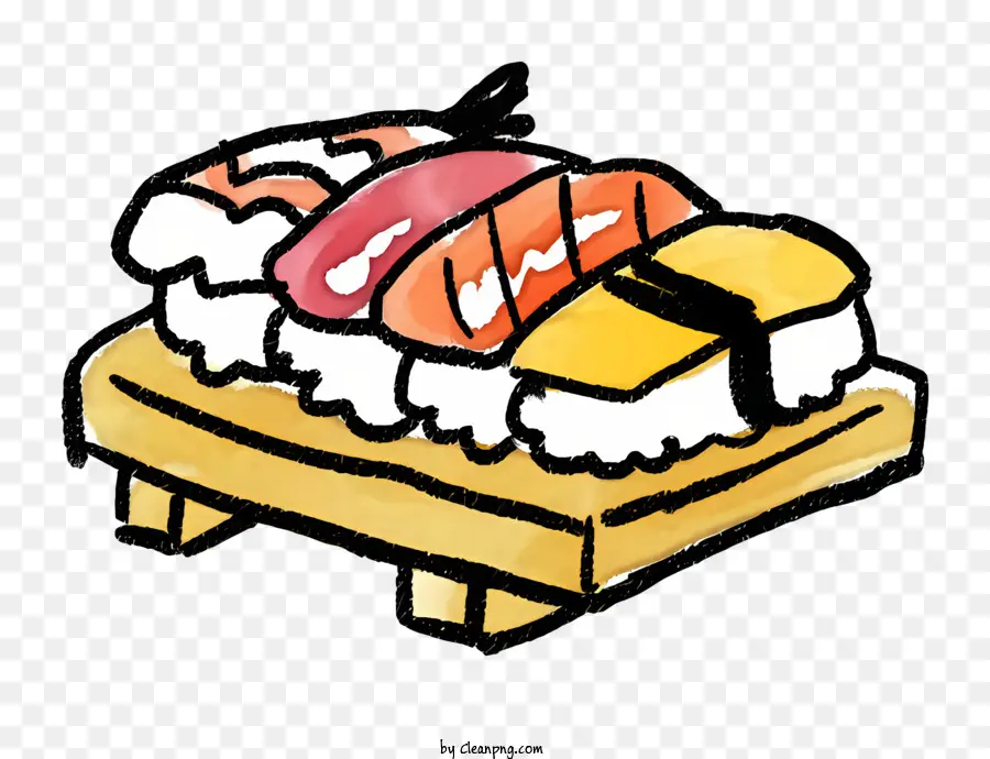 Cartoon，Cartoon Sushi PNG