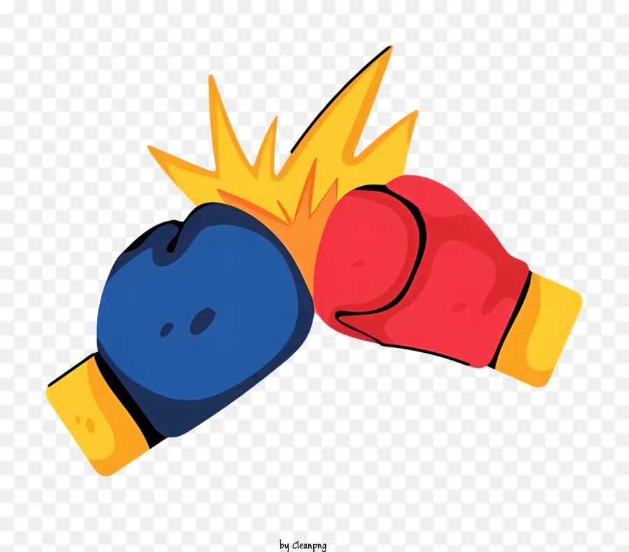 Luvas De Boxe Desenho Animado，Luvas De Boxe PNG