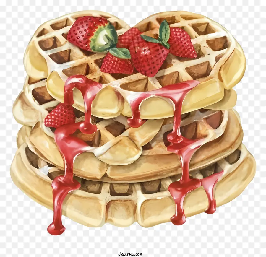 Cartoon，Waffles PNG