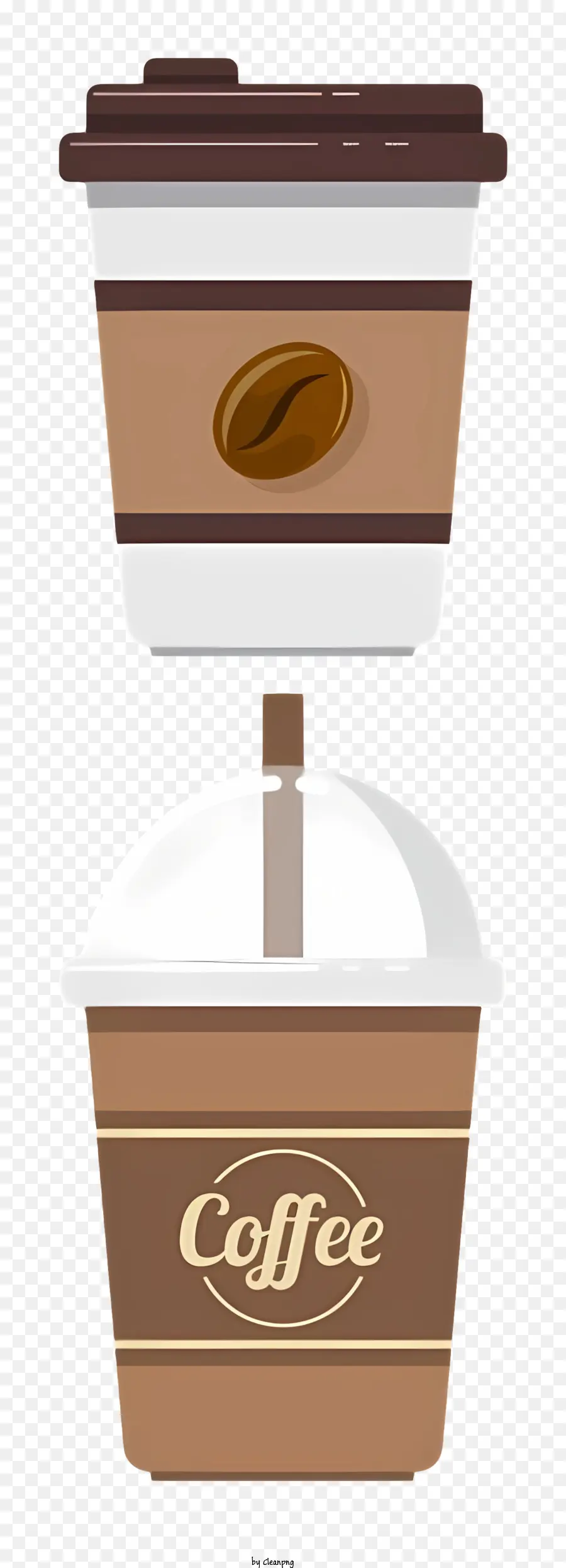 Café，Recipiente De Papelão PNG