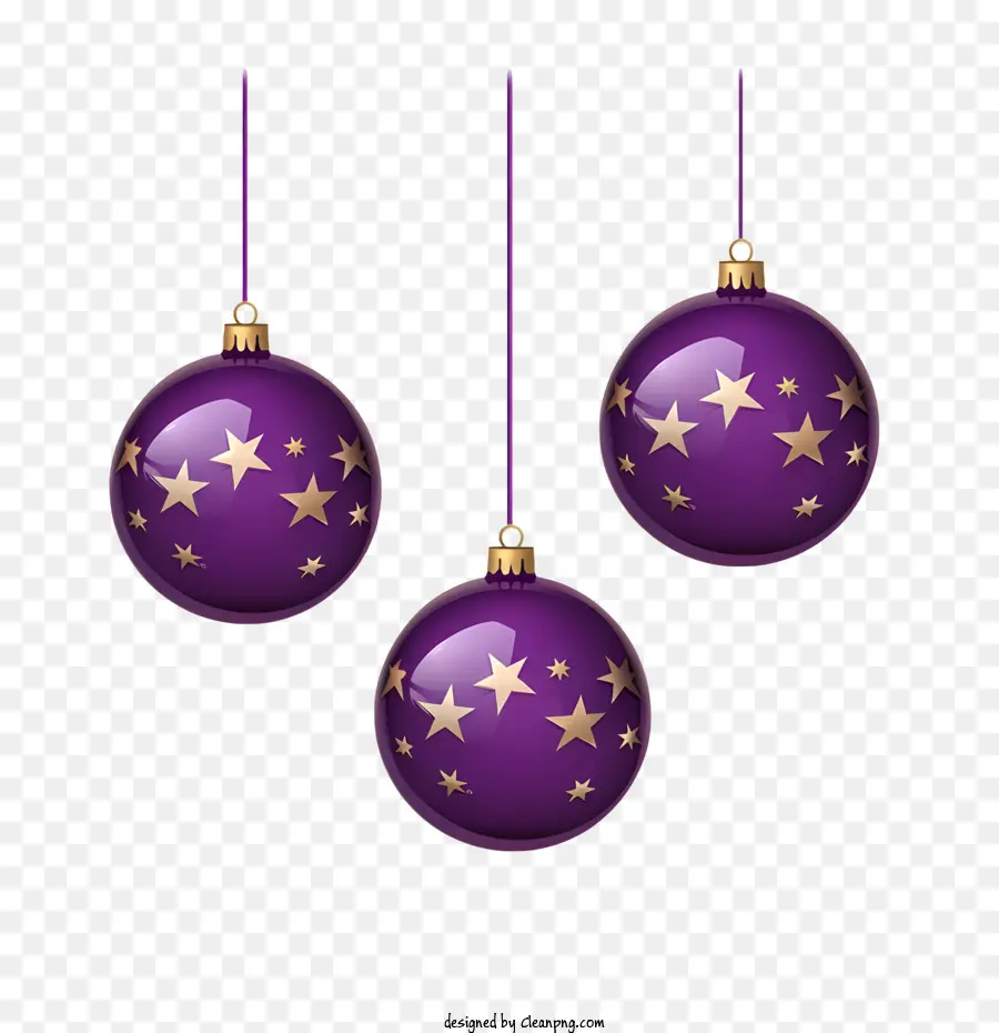 Bola De Natal，Roxo PNG