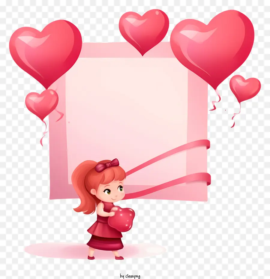 Quadro De Mensagens Dos Namorados De Desenho Animado，Dia Dos Namorados PNG