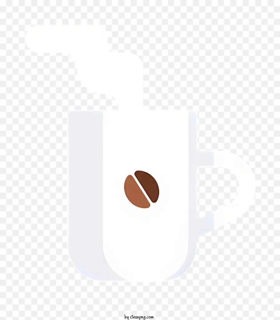 Café，Copo Branco PNG