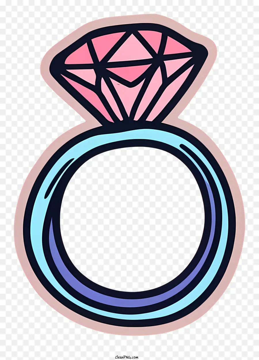 Cartoon，Anel De Diamante PNG