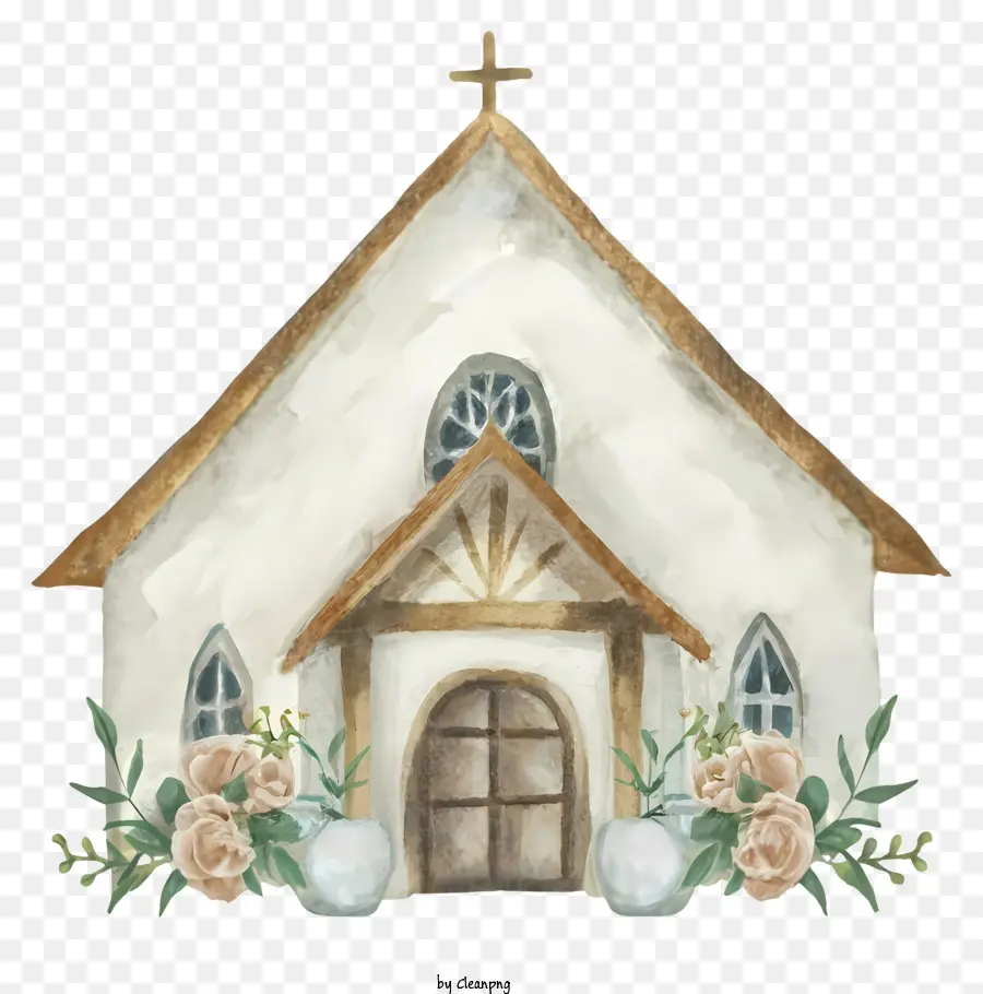 Cartoon，Pequena Igreja PNG