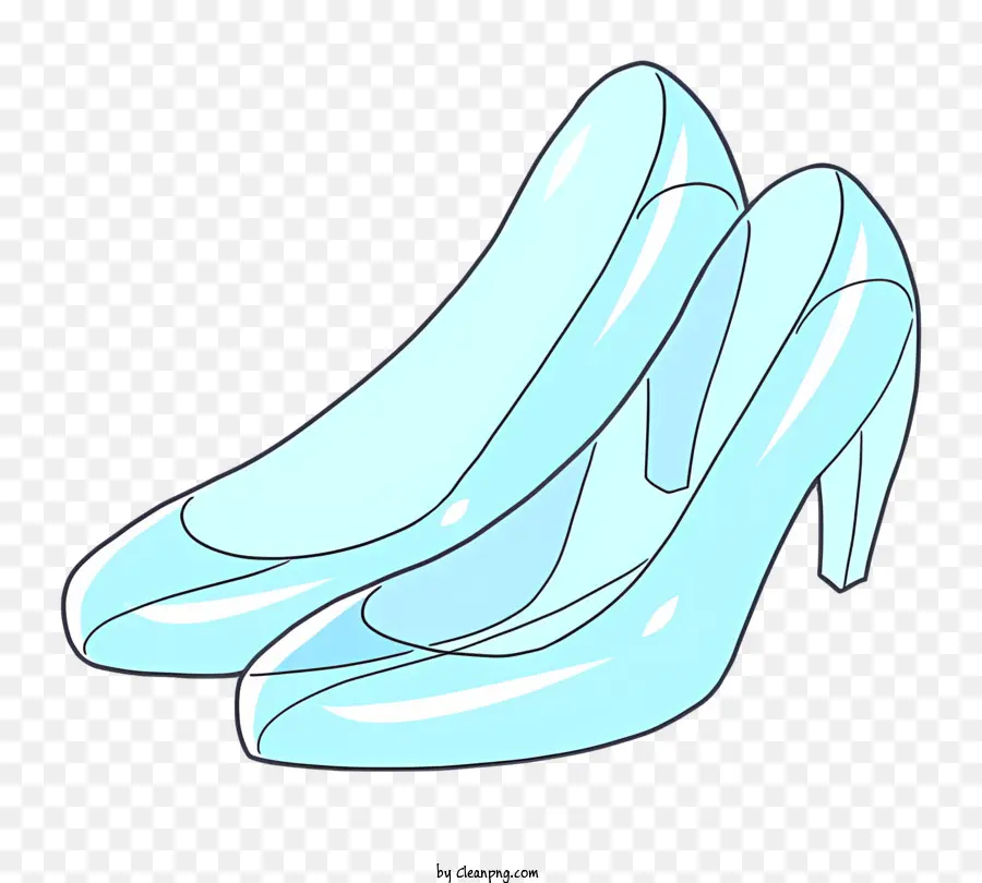 Desenho Animado，Sapatos De Vidro PNG