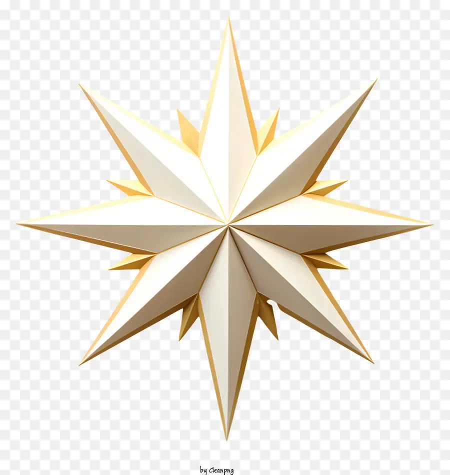 Elementos De Natal，Símbolo Da Estrela De Ouro PNG