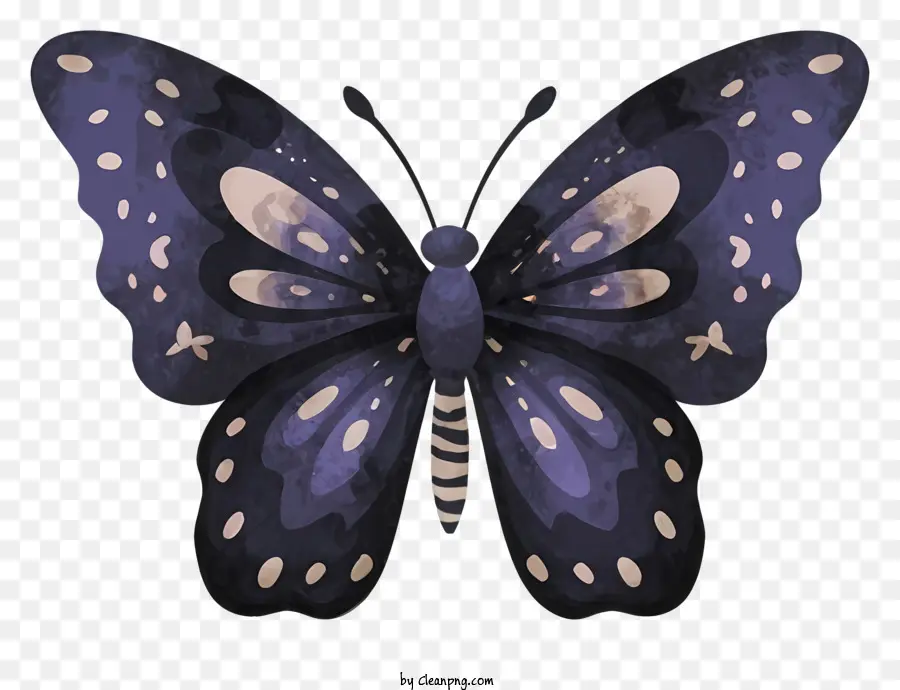 Cartoon，Borboleta Azul PNG